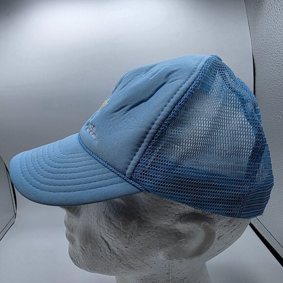 Maybe Tomorrow Womens Blue Floral Trucker Hat Casual Outdoors Cute Lightweight main image 8